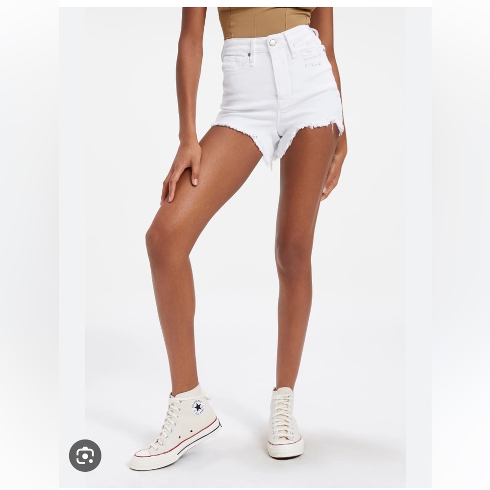 White Good American Bombshell Shorts